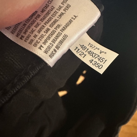 American Eagle Next Level Stretch Distressed Denim Mini Skirt, Black - Picture 5 of 8